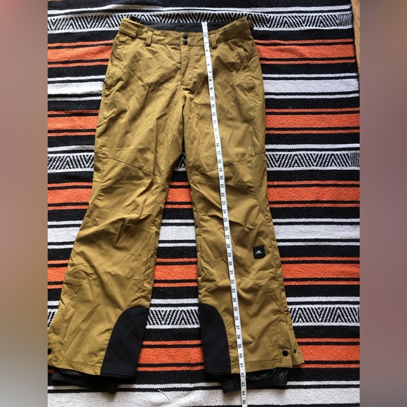 O'Neill Women's Mustard Brown Snow Pants - Picture 8 of 16